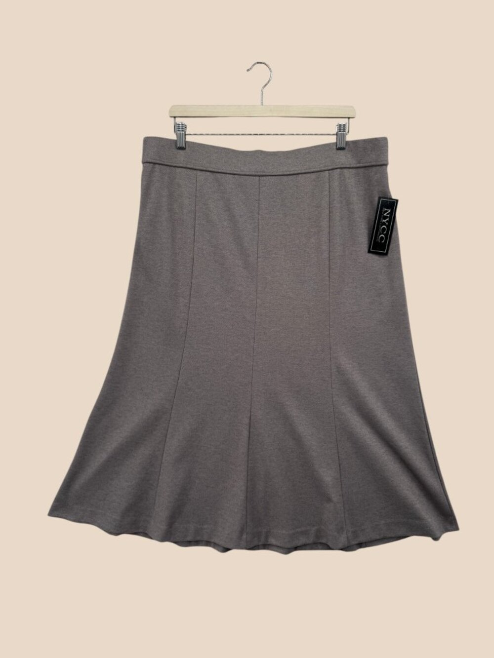 NYC New York Clothing Co‎ Camel Midi Skirt